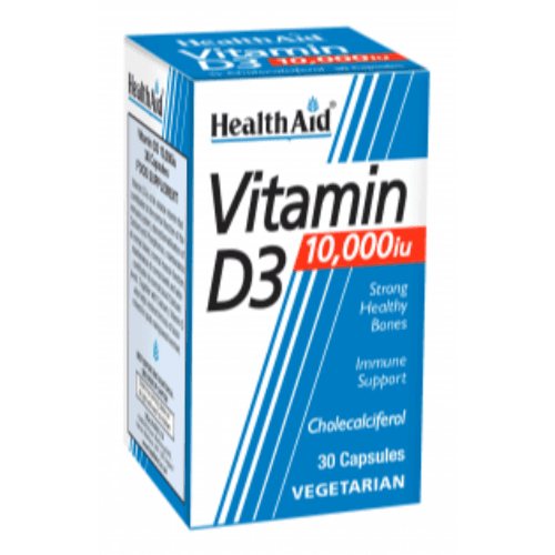 Health Aid Vitamin D3 10,000Iu 30S