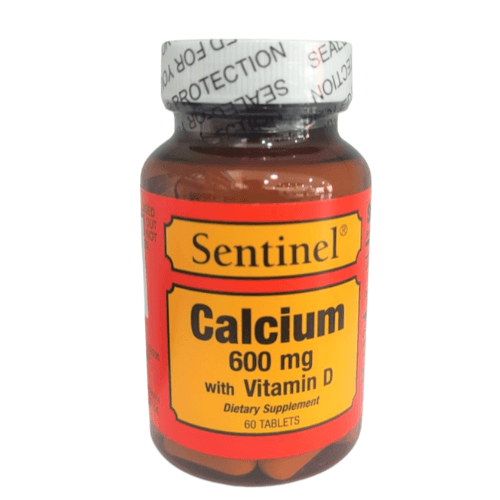 Sentinel Calcium 600Mg With Vitamin D Tablets 60S