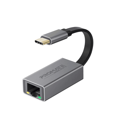 Promate High Speed Usb-C To Gigabit Ethernet Adapter