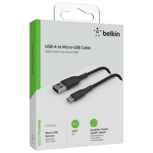 Belkin USB-A to Micro-USB Cable 1m 3.3ft