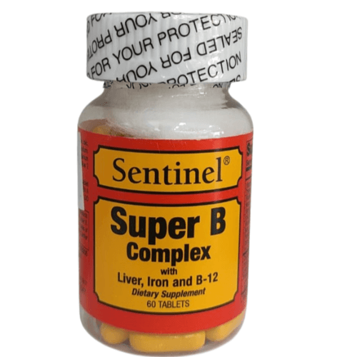 Sentinel Super B Complex With Liver, Iron And B12 Tablets 60S