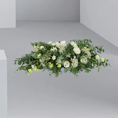 Garden White Centerpiece - 5013