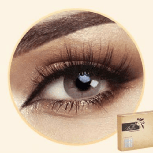 Bella Elite Color Contact Lenses-Sandy Brown With Lenses Solution 130 Ml