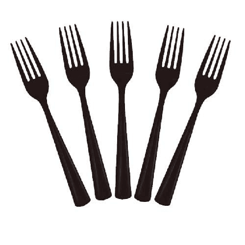 Madina Pack Fork Black 50 Pcs