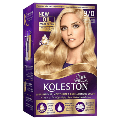 Wella - Koleston Permanent Color Cream 9/0 Lightest Blonde