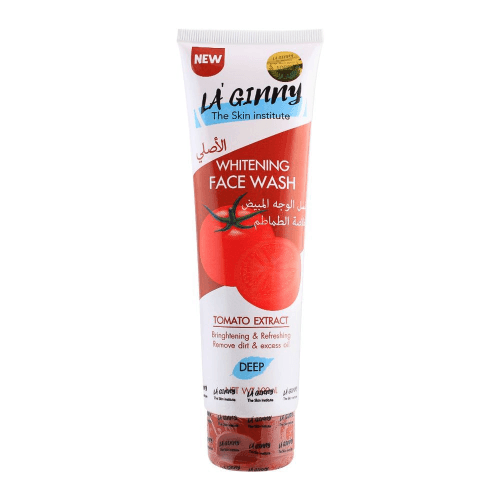 La ginny Whitening Face Wash Tomato Extract 100Ml