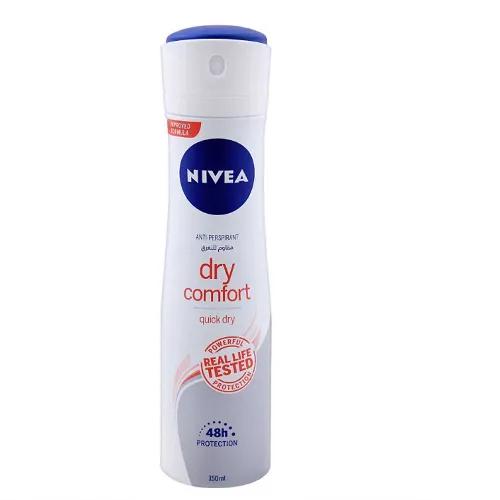 Nivea Dry Comfort Quick Dry 48H Deodorant Spray 150 Ml