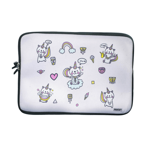 Laptop Sleeve Unicorn Cat