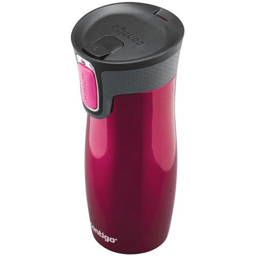 CT-026 Contigo 2095831/Autoseal West Loop Vacuum Insulated SS Travel Mug Raspberry 16 oz / 470 ml