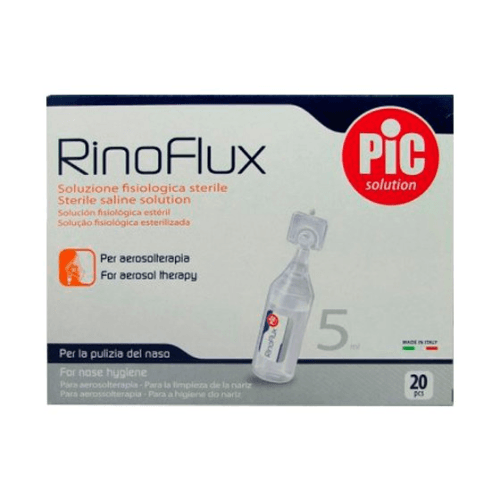 Pic Rinoflux Saline Solution 5ml 20's