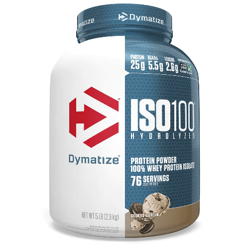 Dymatize Iso 100 Hydrolized Cookies & Cream 5 Lbs