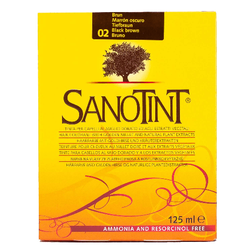 Sanotint Hair Colour Black Brown 125ml