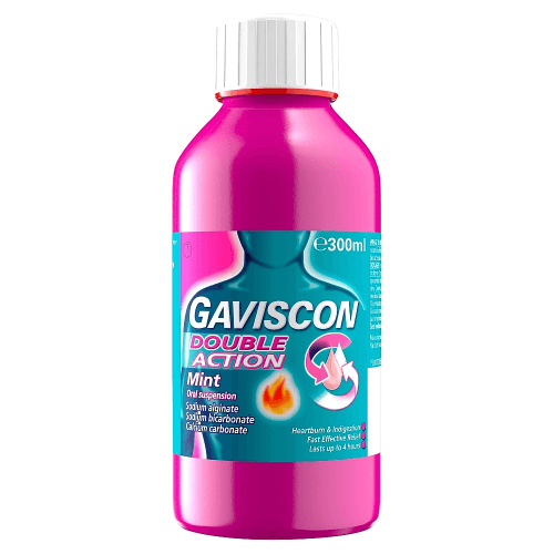 Gaviscon Liquid Double Action Mint 300Ml