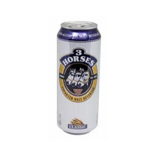 3 Horses Non Alcoholic Classic Beer 500 Ml