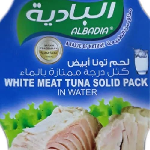 Albadia White Meat Tuna Solid Pack In Water