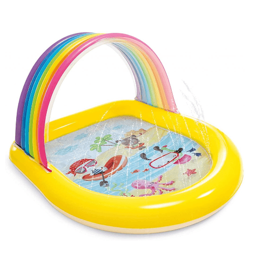 Intex Swim Rainbow Arch Spray Swimming Pool