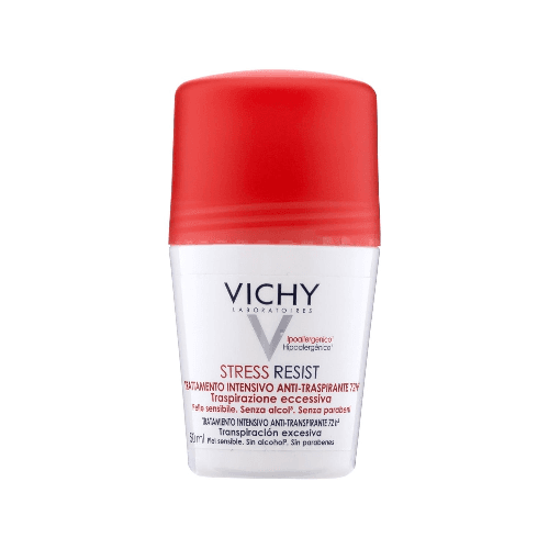 Vichy Stress Resist Deodorant 72 Hour Roll On 50ml Red