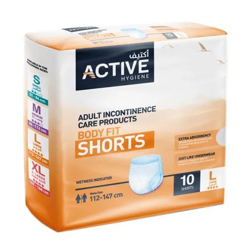 Active Hygine Short Size Large 10Pc 112-147