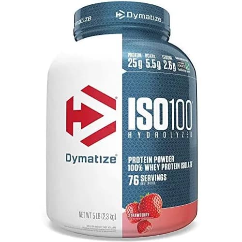 Dymatize Iso 100 Hydrolized Strawberry 5 Lbs