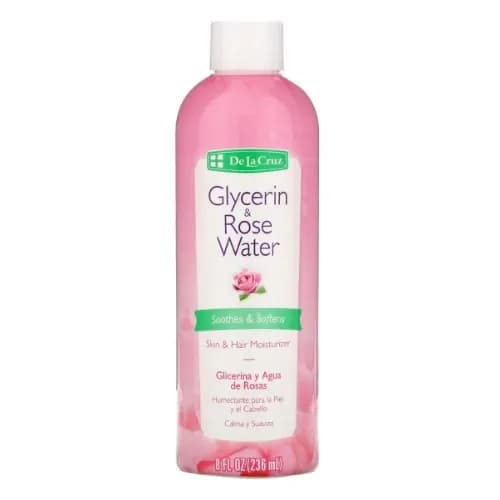 De La Cruz Glycerin & Rose Water Skin & Hair Moisturizer 236 Ml