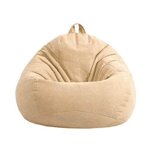 Biege Suede Bean Bag With Inner Linner    Xxl