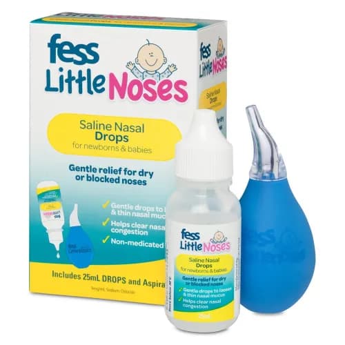 Fess Little Nose Drops 25 Ml Aspirator