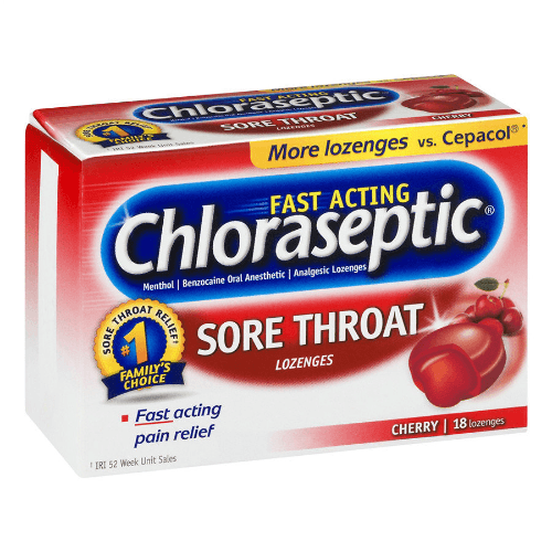 Chloraseptic Cherry Lozenge 18'S