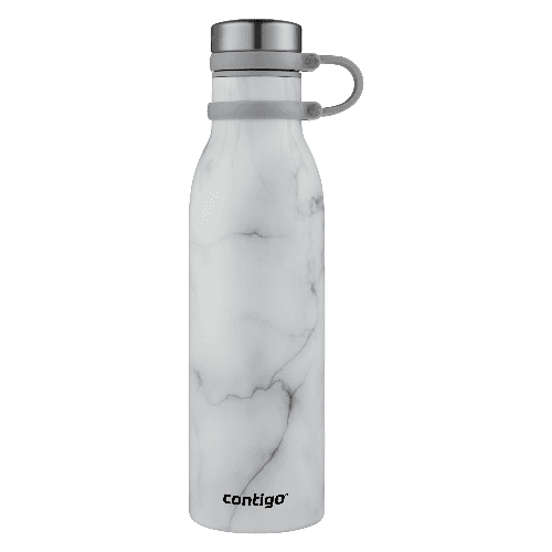 CT-019 Contigo 2104548 / Matterhorn Couture Vacuum Insulated SS Bottle White Marble 20 oz / 590 ml