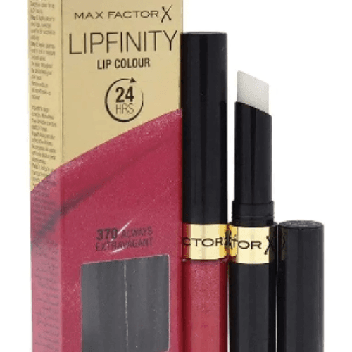 Max Lipfinity 24 Hour Lip Color 370 Always Extravagant