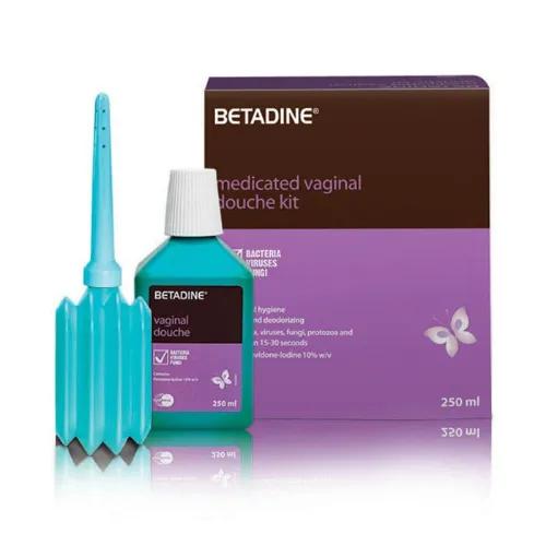 Betadine Medicated Vagnl Dch Kit 250Ml