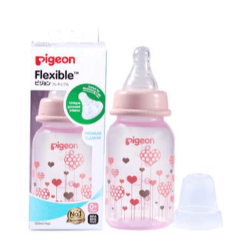 Pigeon Plastic Bottle Clear 120Ml Flexible