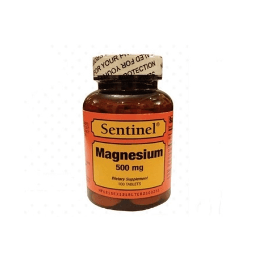 Sentinel Magnesium 500Mg 100'S