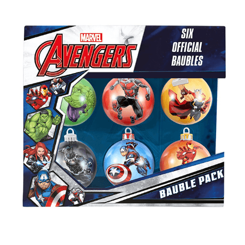 Marvel Avengers Baubles 6 Pack