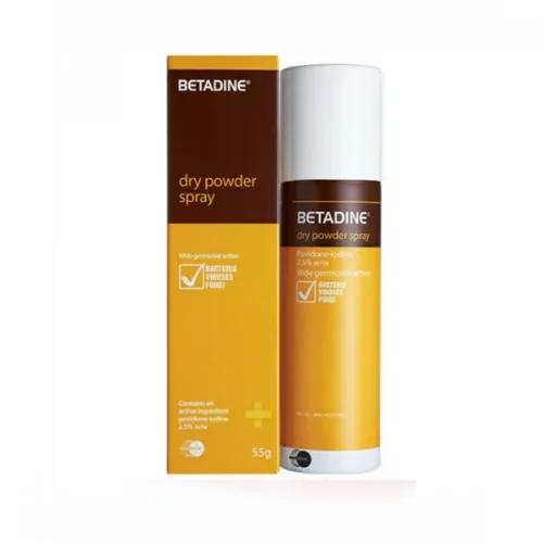 Betadine Dry Powder Spray 55 Gm