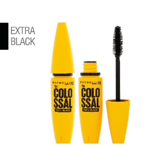 MAYBELLINE THE COLOSSAL 100 BLACK INSTANT BIG VOLUME 02 EXTRA BLACK MASCARA 10.7 ML