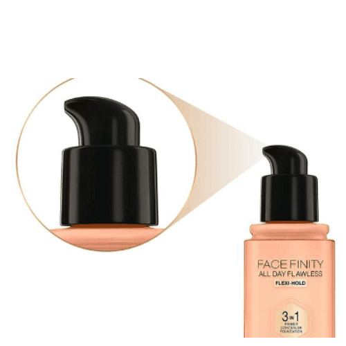 Max Factor All Day Flawless Flexi Hold 3 In 1 Primer Concealer Foundation Spf 20 No 45 Warm Almond