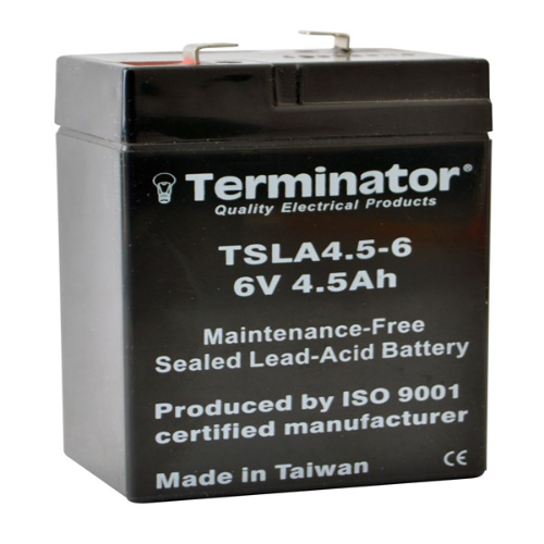 Terminator SLA Battery 6V 4.5Ah