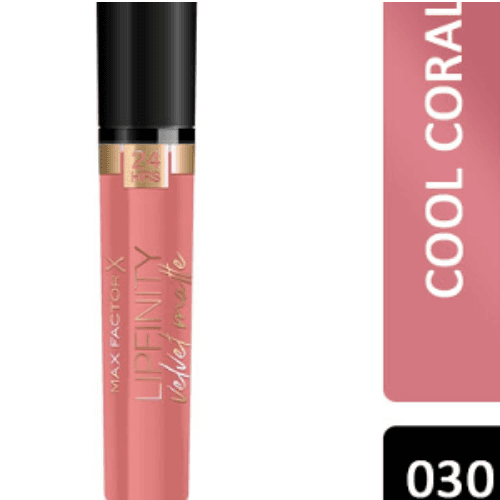 Max Factor Lipfinity Velvet Matte Lipstick 24 H No 030 Cool Coral