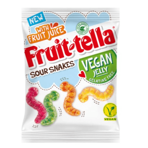 Fruitella Vegan Jellies Sour Snakes 150Gm