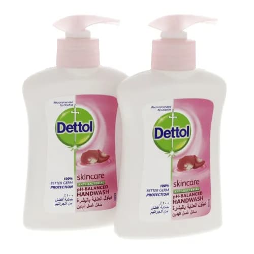 Dettol Hand Wash Skin Care 200 Ml X 2