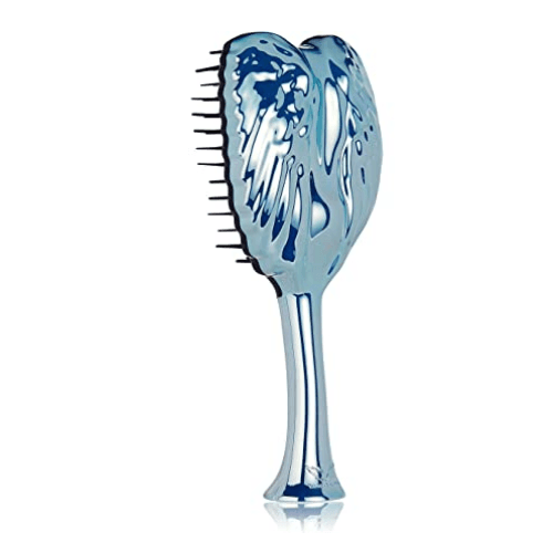 Tangle Angel Professional Large Hair Brush Chrome Blue