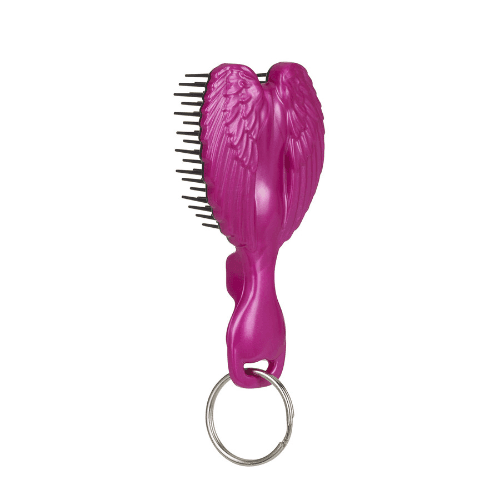 Tangle Angel Mini Hair Brush Key Ring Pink