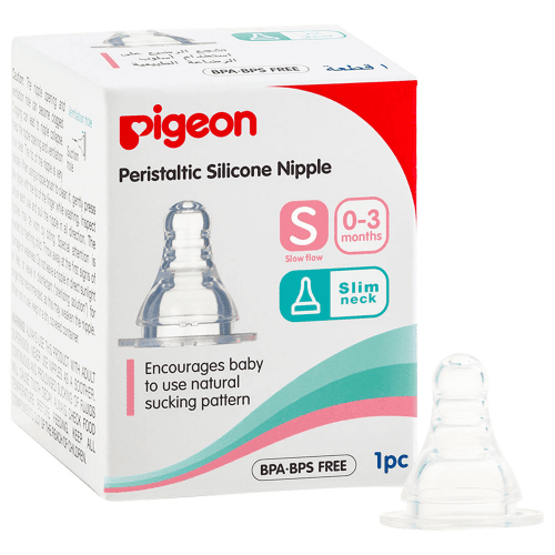 Pigeon Silicone Nipple S-Type S 1Pc/Box