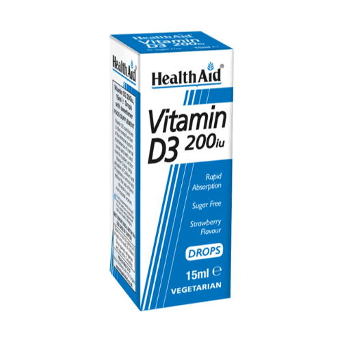 Health Aid Vit-D3 200Iu Drops 15Ml