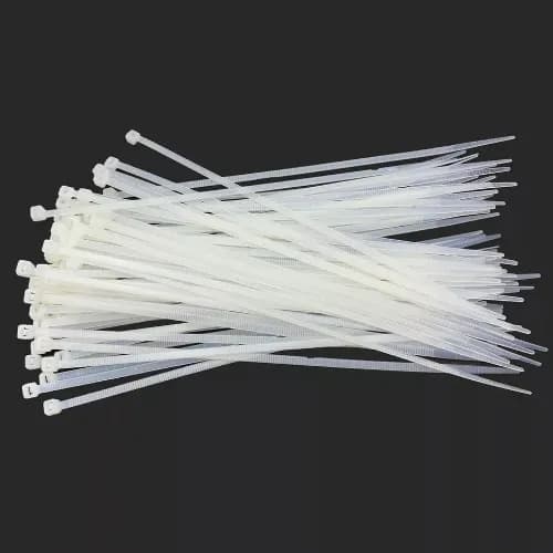 Giantlok Cable Tie 300x4.8mm White - 100 Pcs