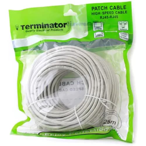 Terminator Patch Cord Cable CAT5 25M