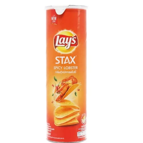 LAY’S  Stax Spicy Lobster Potato Chips 100g. 803873