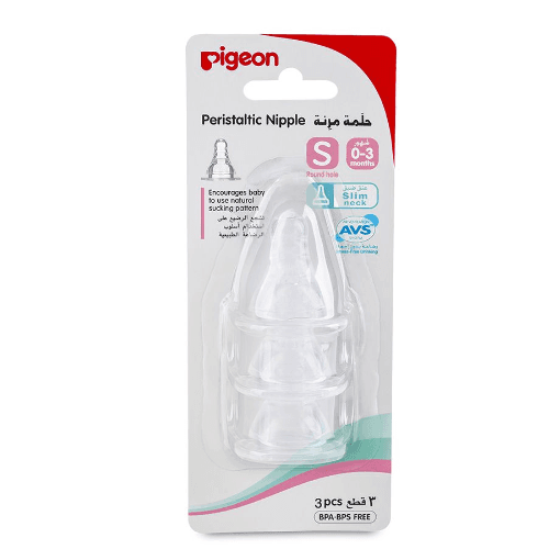 Pigeon Silicone Nipple S-Type L 3Pc/Card