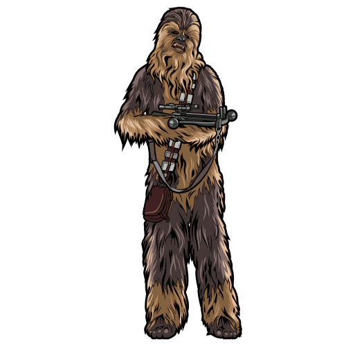 FiGPiN Chewbacca (750) Star Wars A New Hope Collectible Pin