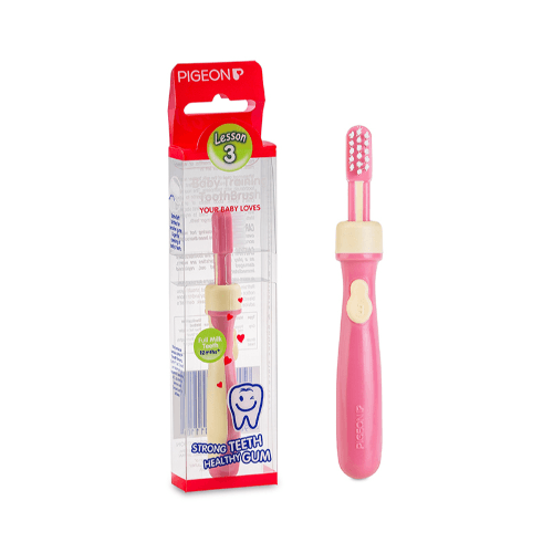 Pigeon Training Toothbrush L-3 Pink